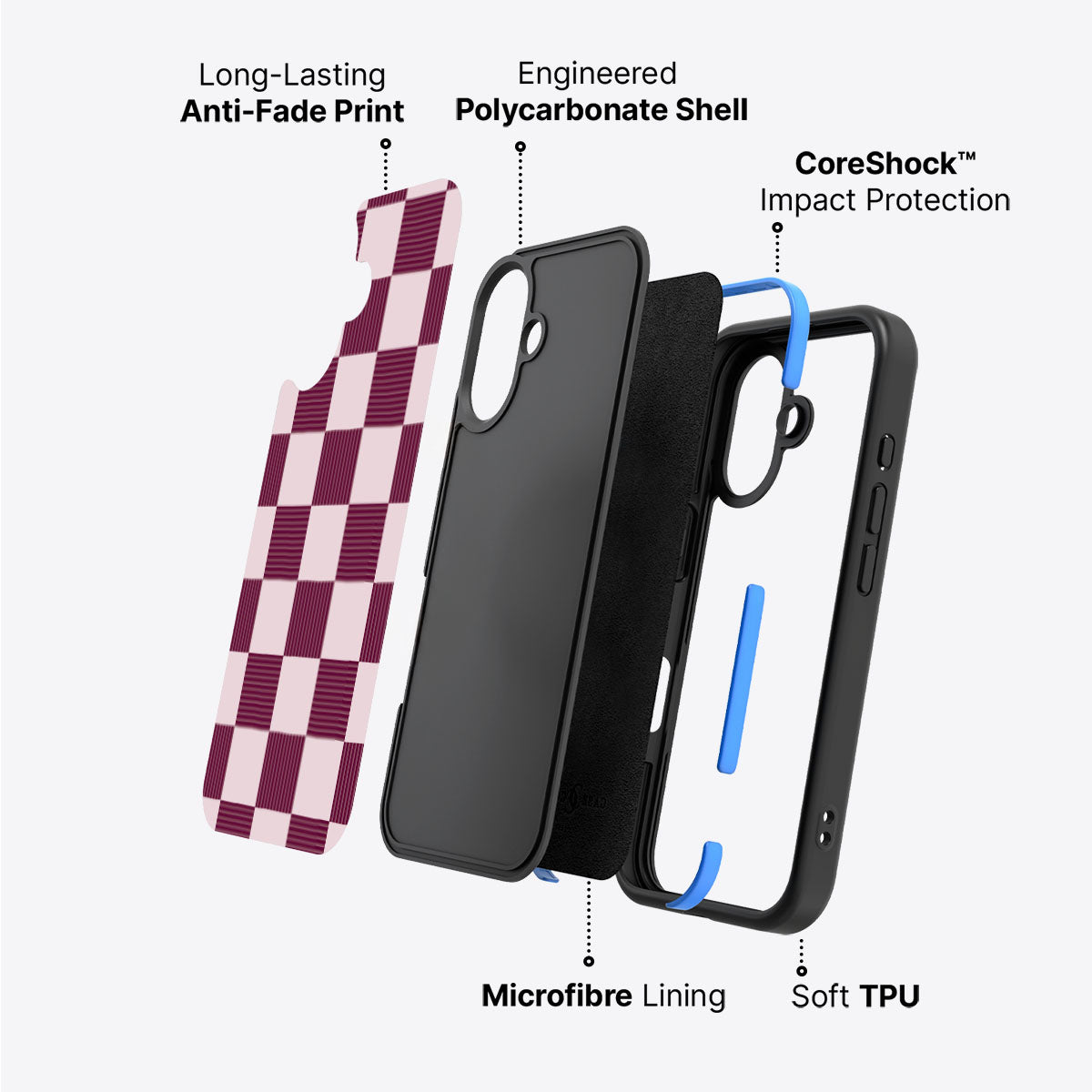 Majestic Mosaic - iPhone 16 Plus Case #case type_core (non magsafe)