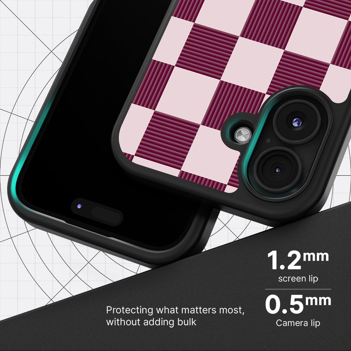 Majestic Mosaic - iPhone 16 Plus Case #case type_core (magsafe), #case type_core (non magsafe)