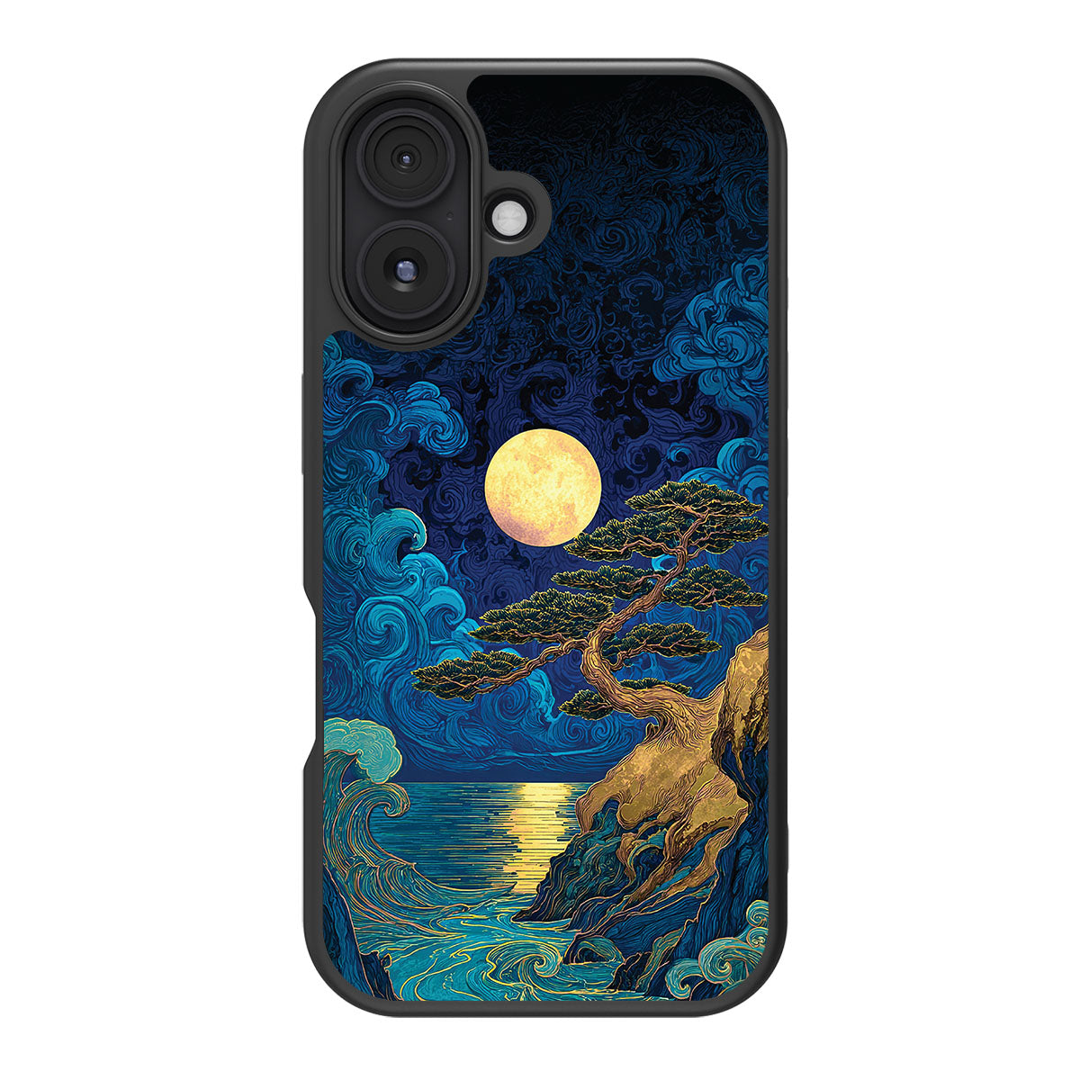Moonlit Tide - iPhone 16 Plus Case #case type_core (magsafe), #case type_core (non magsafe)