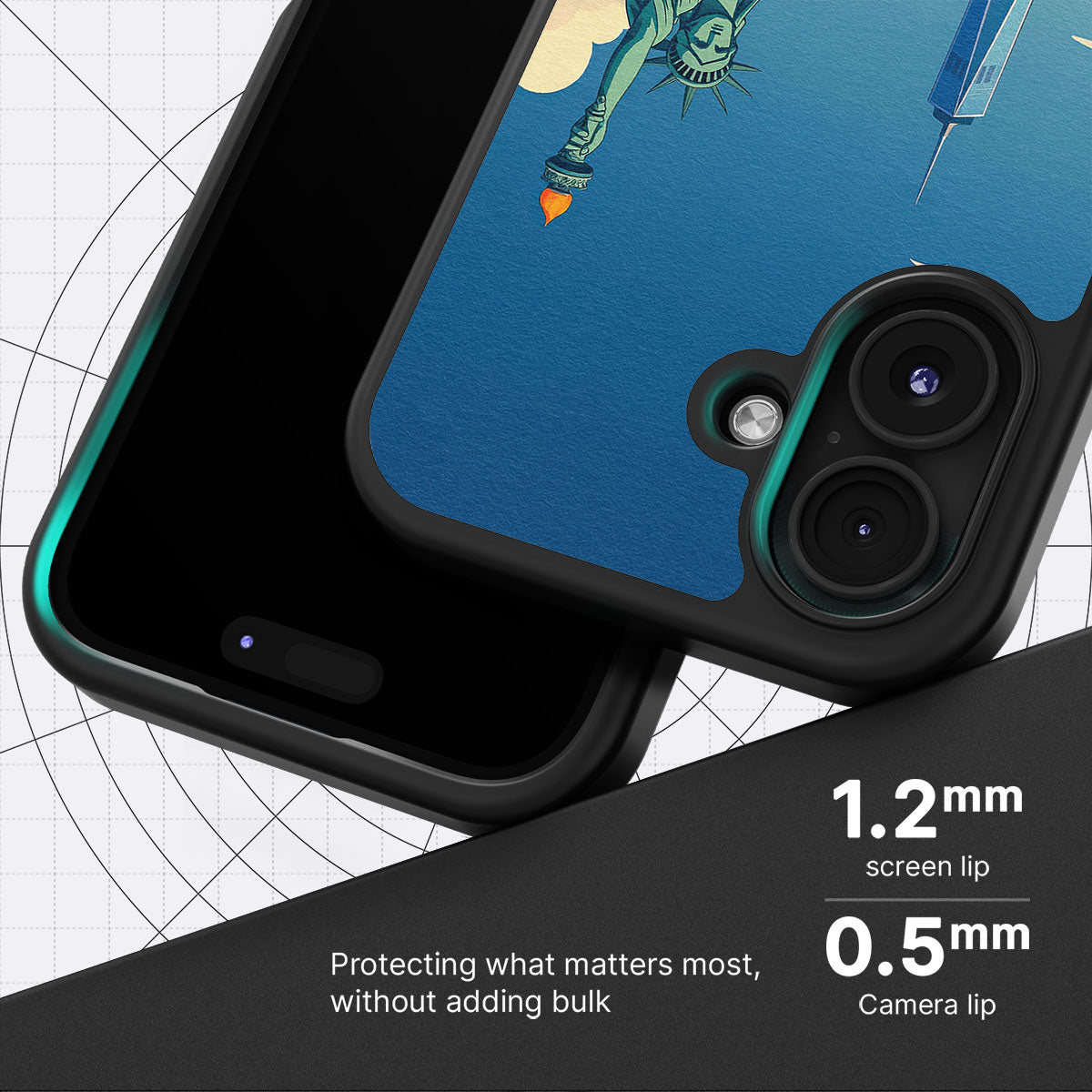 Newyork - iPhone 16 Plus Case #case type_core (magsafe), #case type_core (non magsafe)