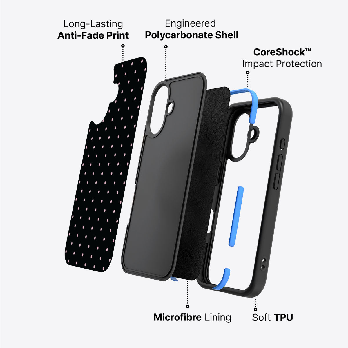 Noirelle - iPhone 16 Plus Case #case type_core (non magsafe)