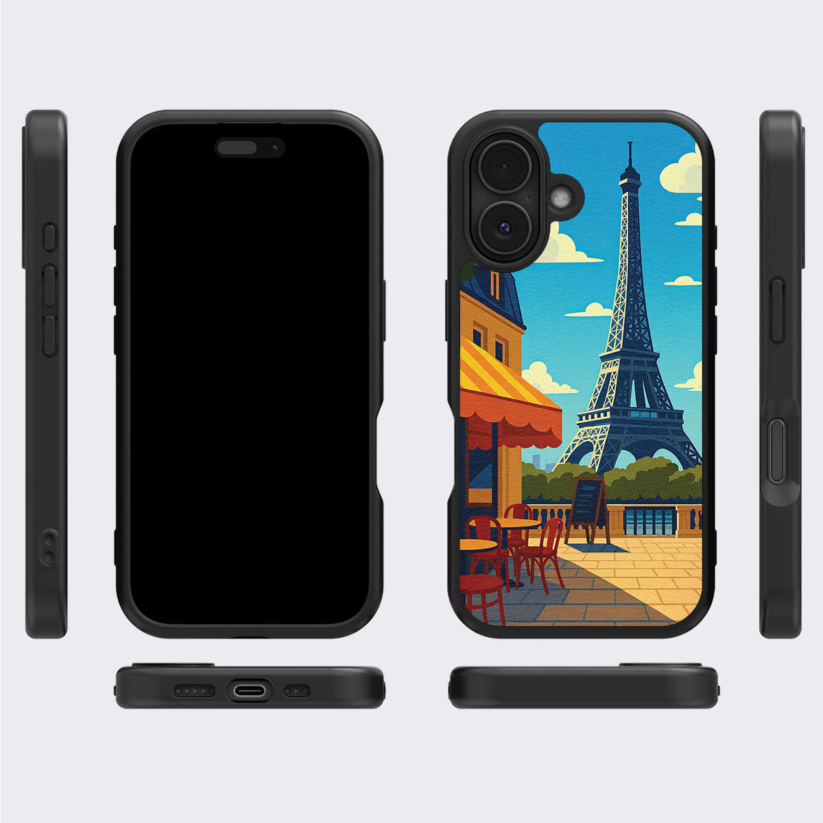 Paris - iPhone 16 Plus Case #case type_core (magsafe), #case type_core (non magsafe)