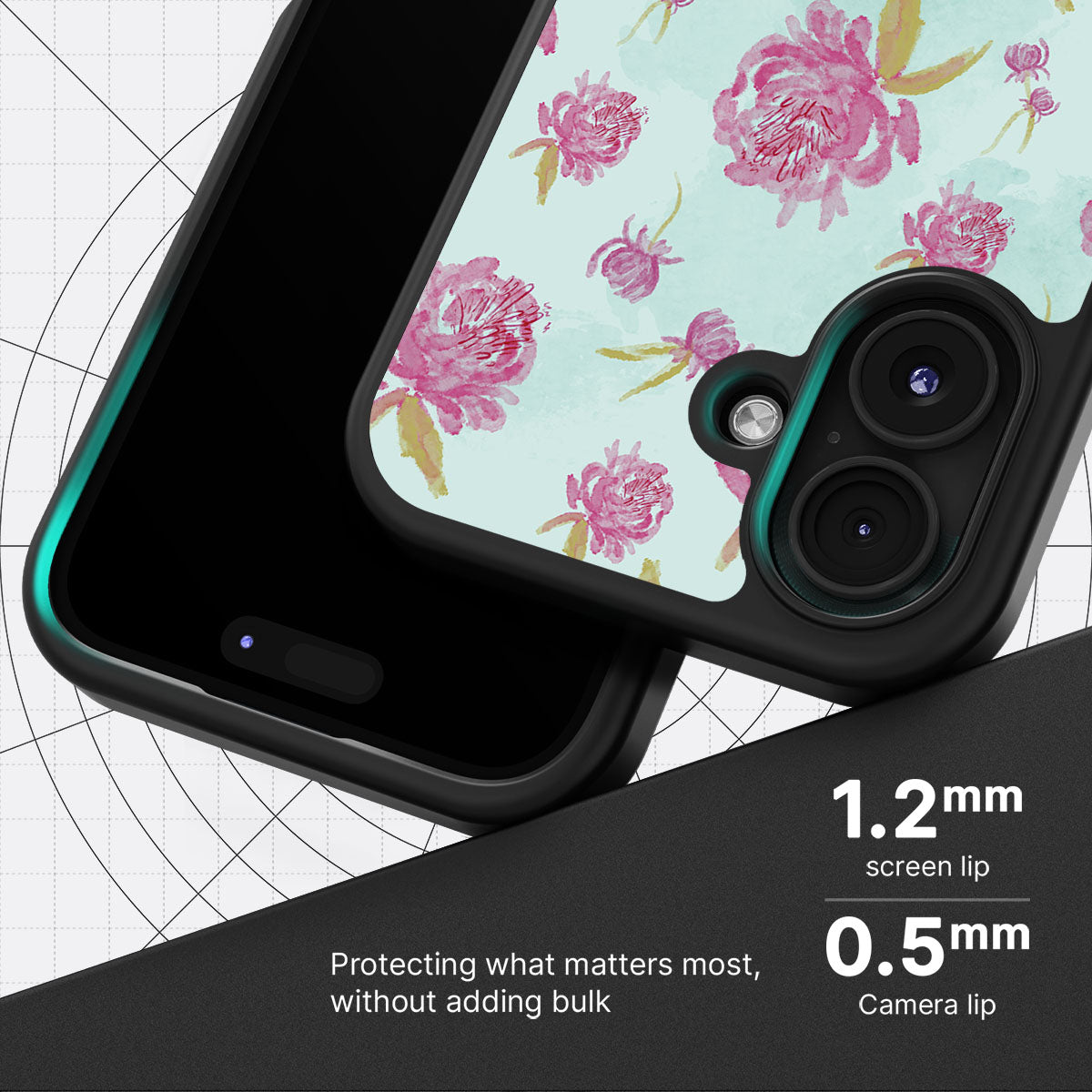 Rose Impressions - iPhone 16 Plus Case #case type_core (magsafe), #case type_core (non magsafe)