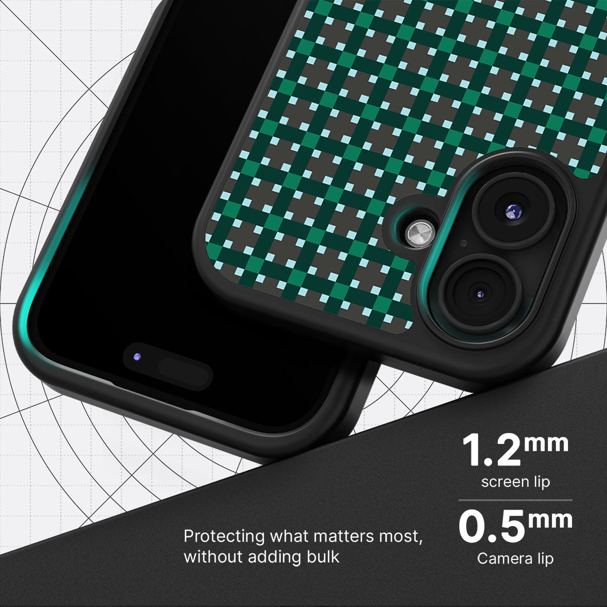 Sea of Emeralds - iPhone 16 Plus Case #case type_core (magsafe), #case type_core (non magsafe)