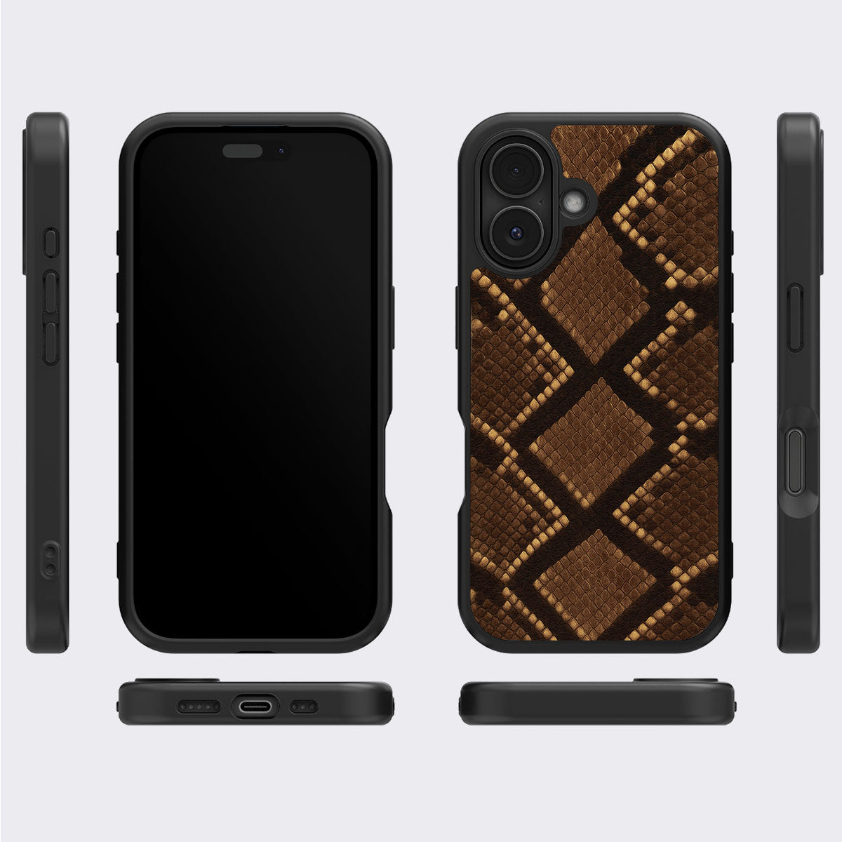 Sepia Snake - iPhone 16 Plus Case  #case type_core (magsafe), #case type_core (non magsafe)
