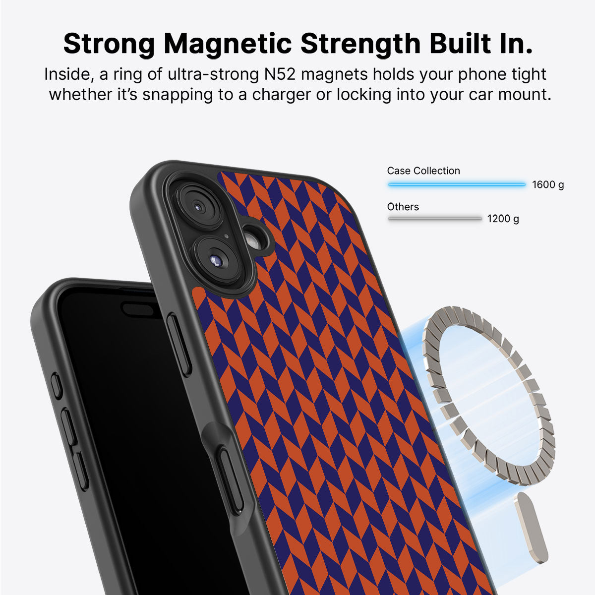 Twilight Chevron - iPhone 16 Plus Case #case type_core (magsafe)