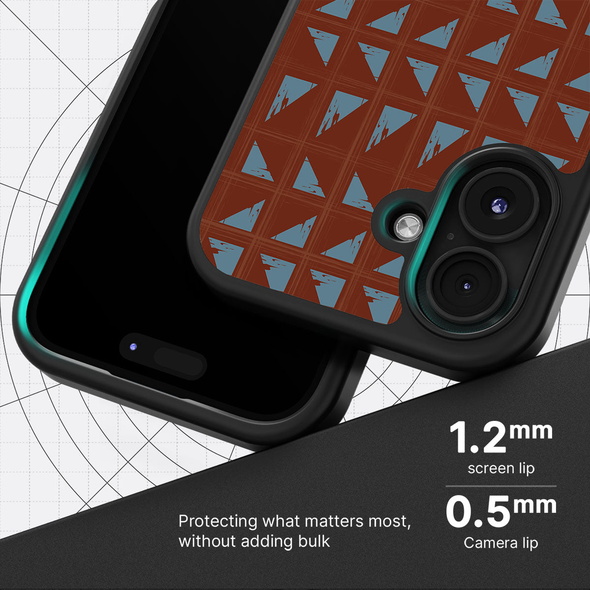 Winter Kilim - iPhone 16 Plus Case, #case type_core (magsafe), #case type_core (non magsafe)