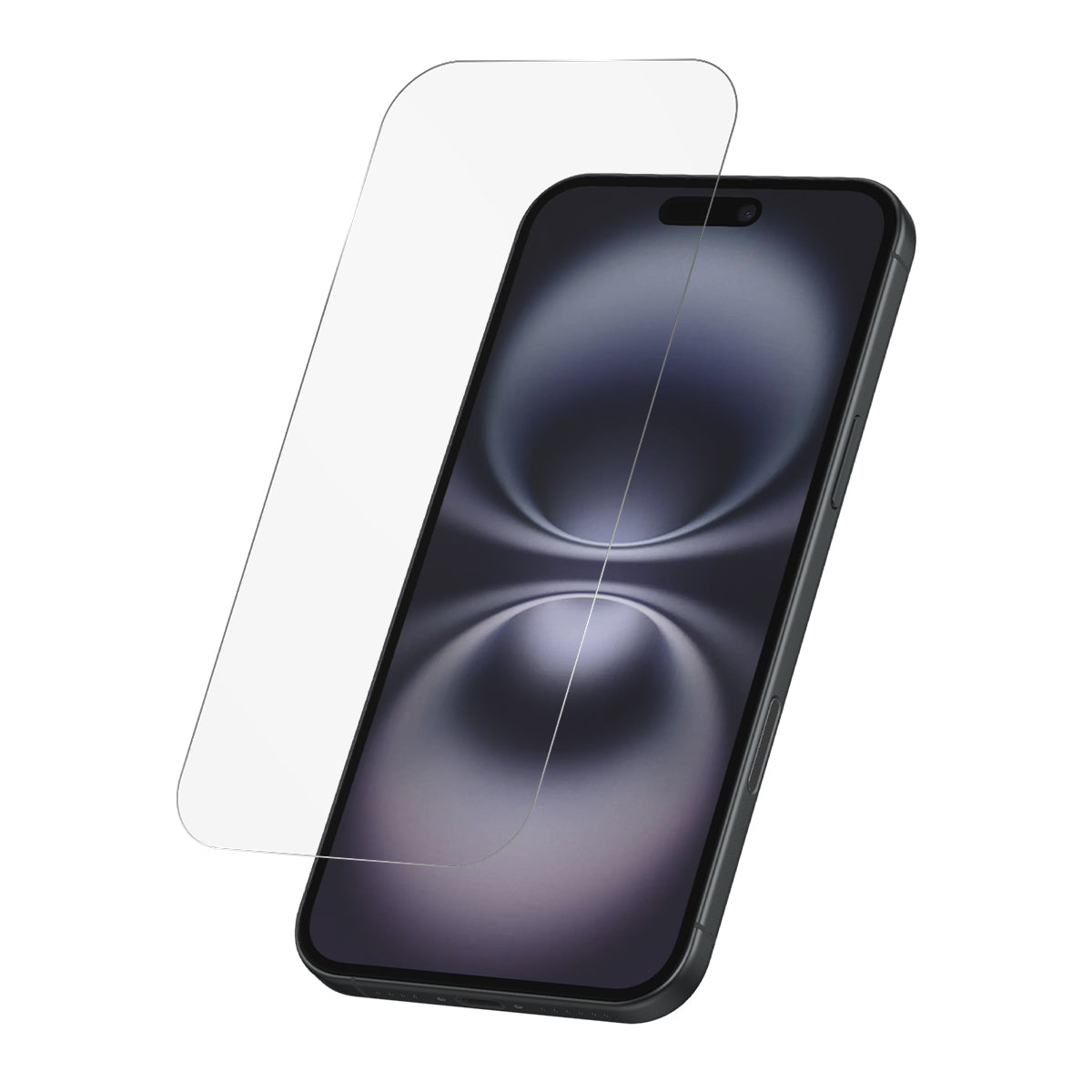 iPhone 16 Plus screen protector – clear strengthened glass with 2.5D curved edges, pack of 2