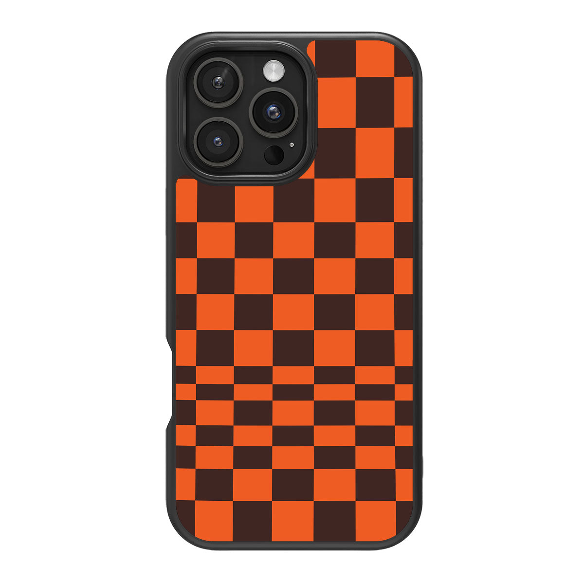 Amber Pop design back view – iPhone 16 Pro case