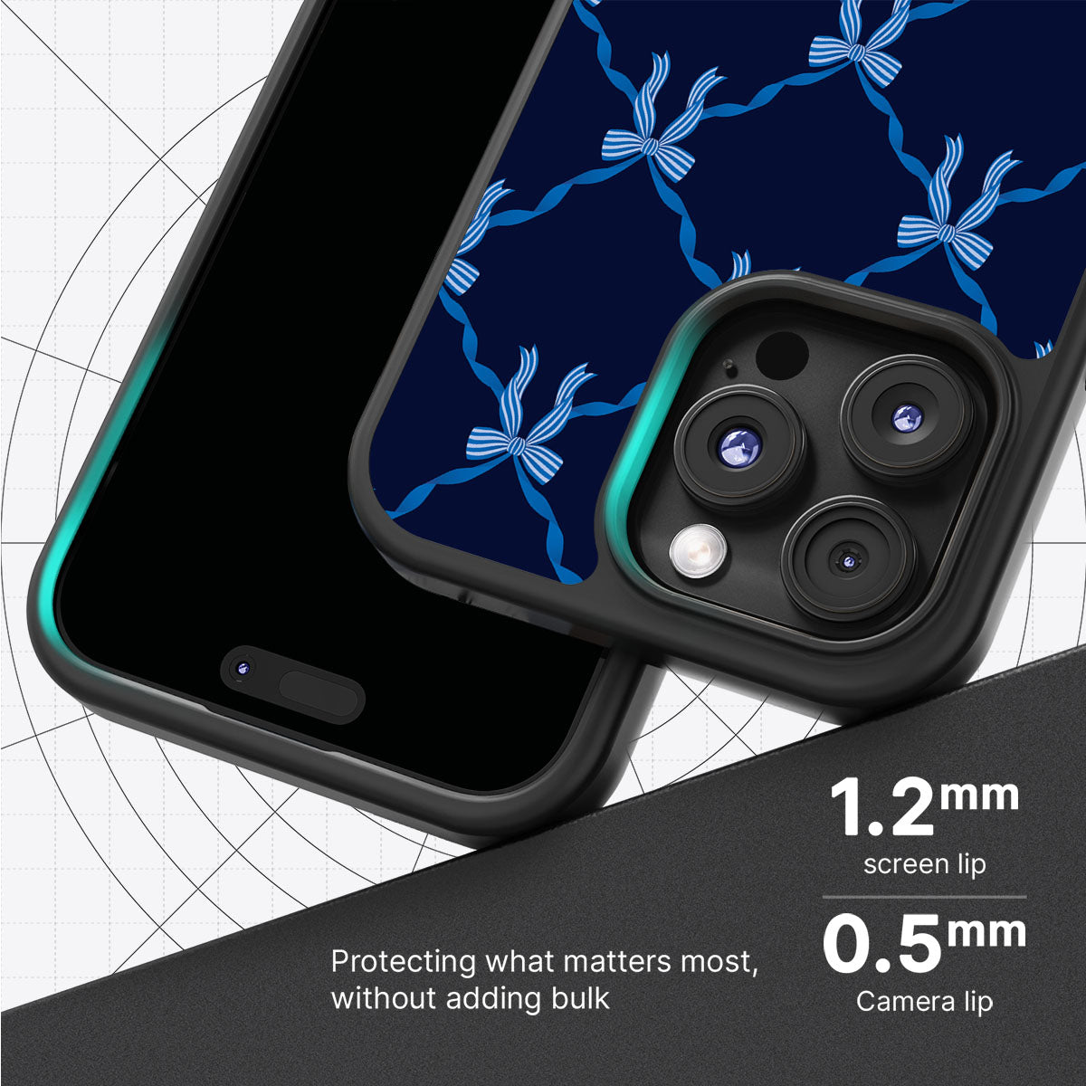 Azure Elegance - iPhone 16 Pro Case