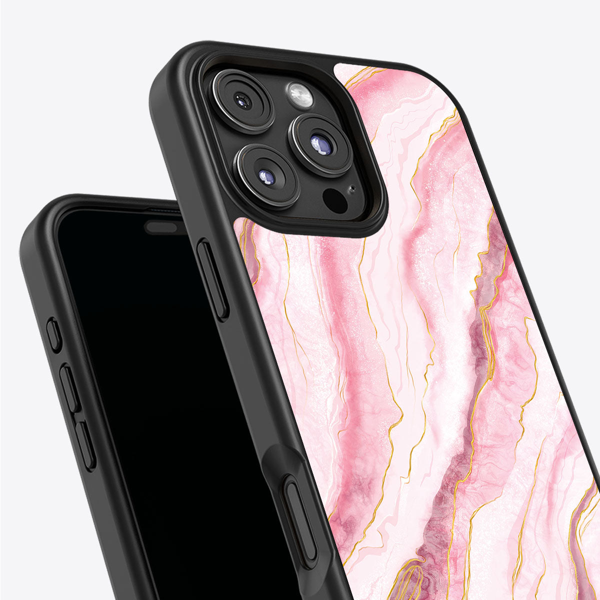 Blushed Marble - iPhone 16 Pro Case, #case type_core (non magsafe)