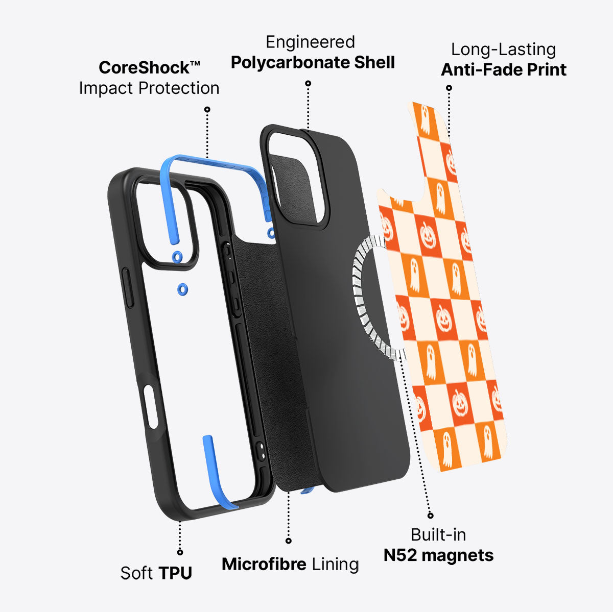 Boo Crew - iPhone 16 Pro Case #case type_core (magsafe)