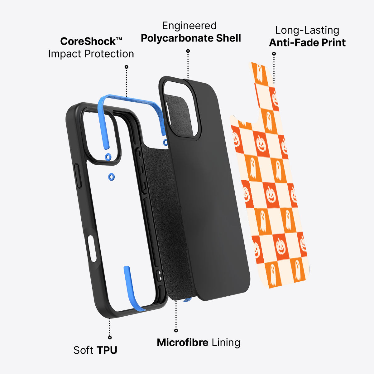 Boo Crew - iPhone 16 Pro Case #case type_core (non magsafe)