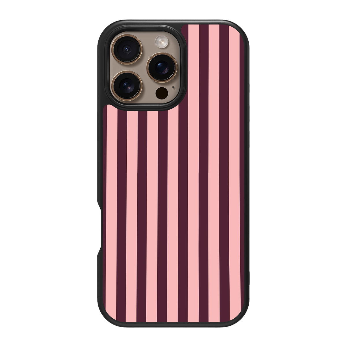 Claret Awning design back view – iPhone 16 Pro case