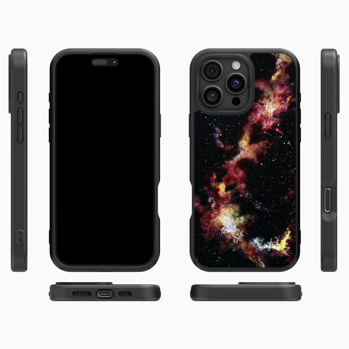 Cosmic Flare - iPhone 16 Pro Case #case type_core (magsafe), #case type_core (non magsafe)