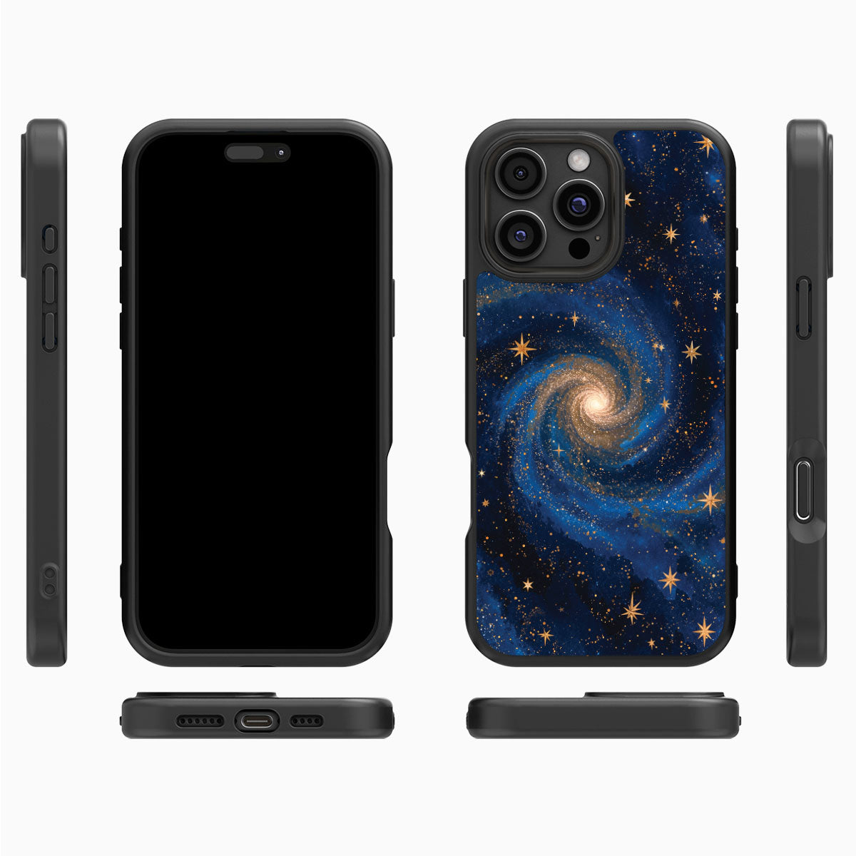 Galaxy Designer iPhone 16 Pro Case – Cosmic Tide | MagSafe