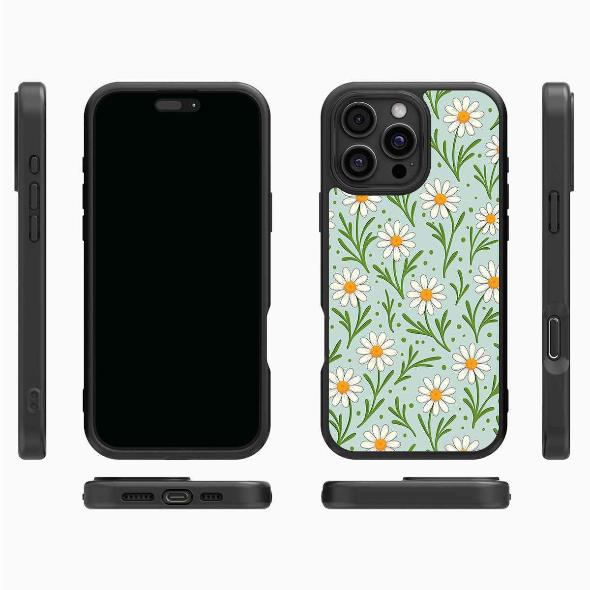 Daisy Flowers - iPhone 16 Pro Case #case type_core (magsafe), #case type_core (non magsafe)