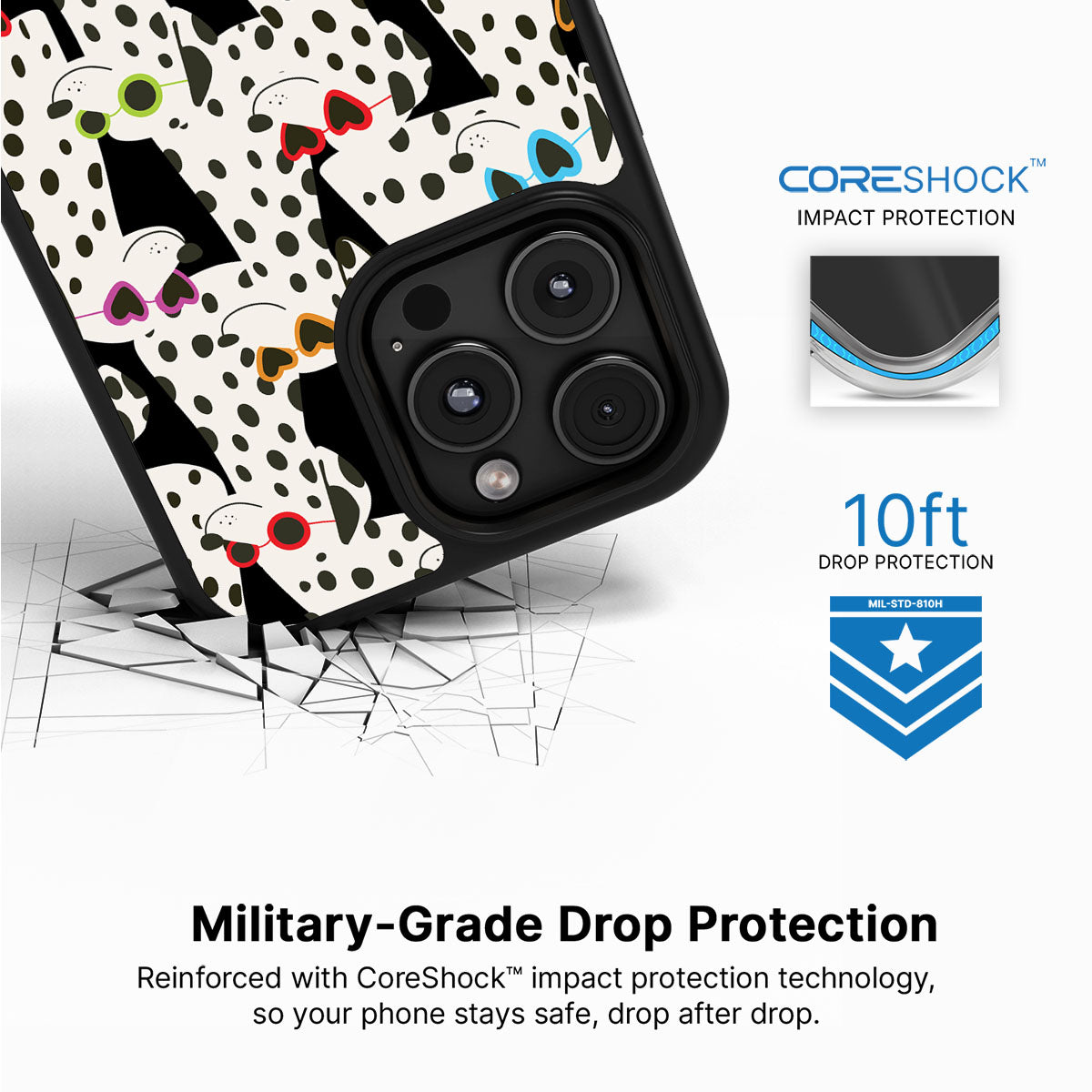 Dalmatian Dog - iPhone 16 Pro Case, #case type_core (magsafe), #case type_core (non magsafe)