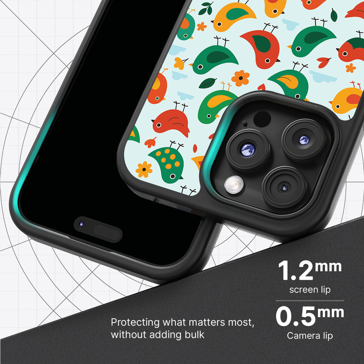 Feathered Friends - iPhone 16 Pro Case #case type_core (magsafe), #case type_core (non magsafe)