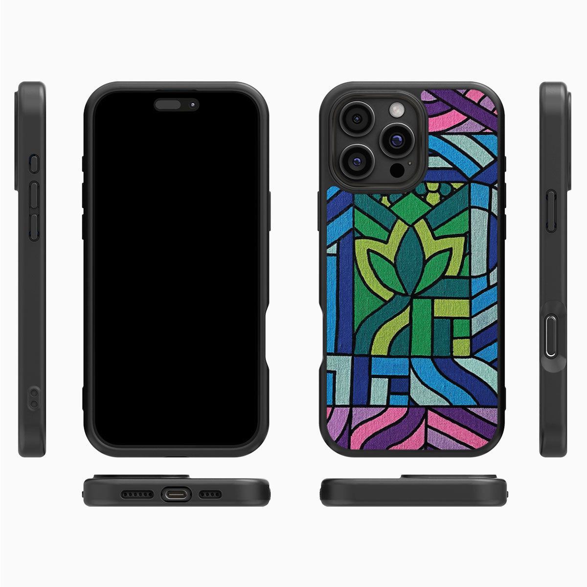 Green Flame - iPhone 16 Pro Case #case type_core (magsafe), #case type_core (non magsafe)