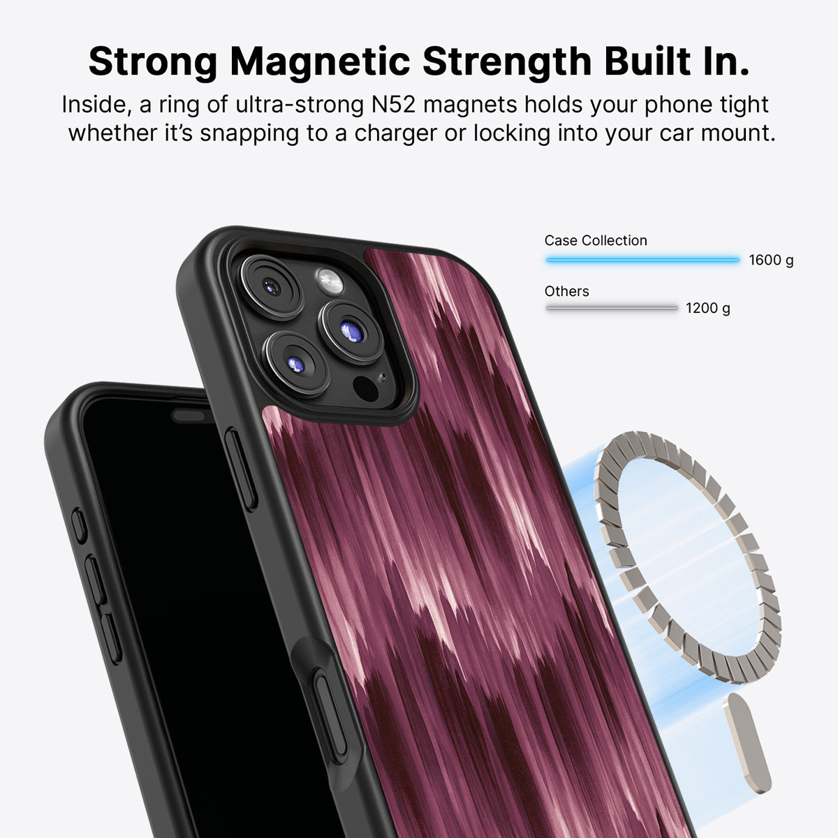 iPhone 16 Pro MagSafe case – Ikat Haze design