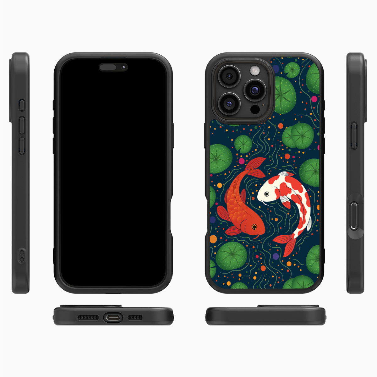 Koi Fish - iPhone 16 Pro Case, #case type_core (magsafe), #case type_core (non magsafe)