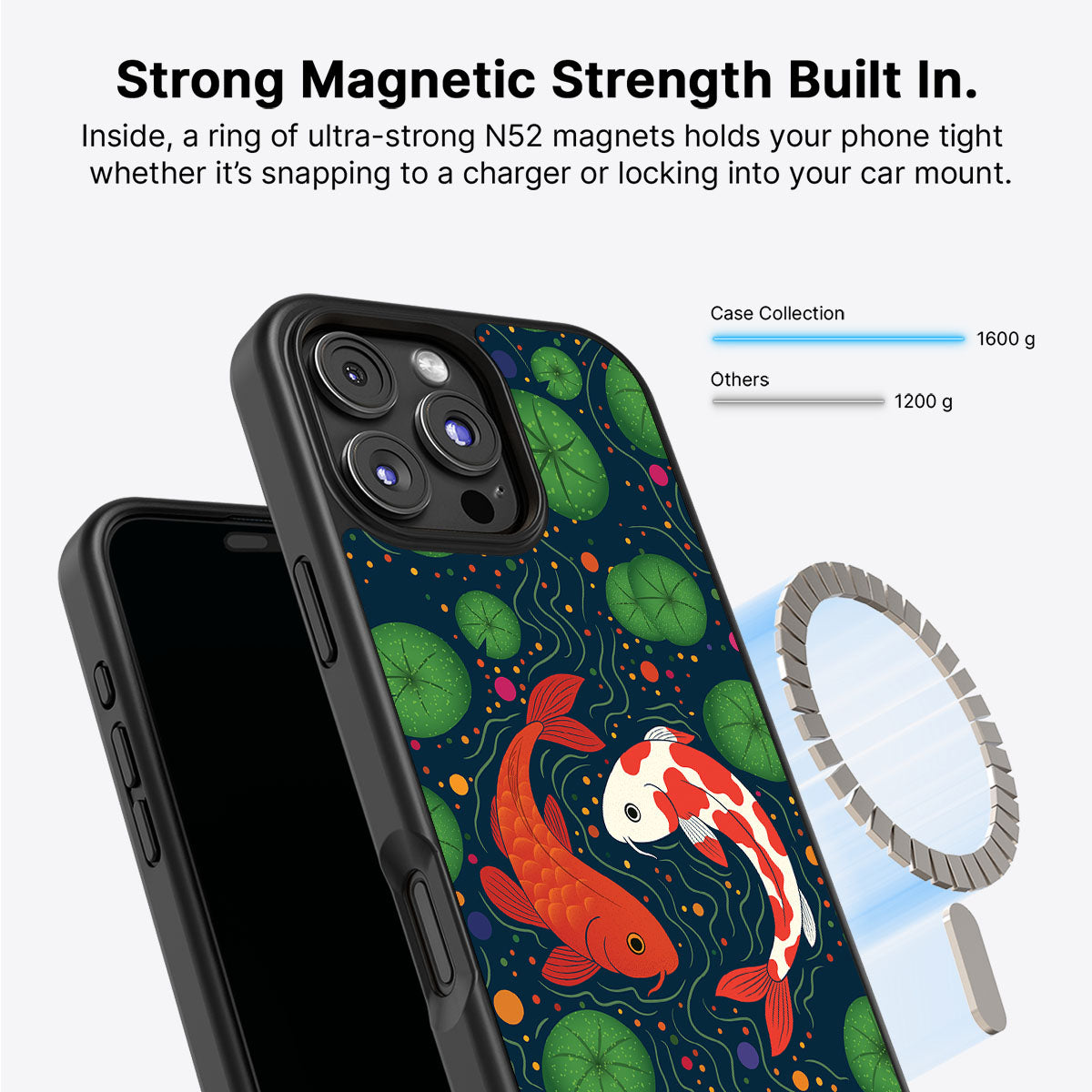 Koi Fish - iPhone 16 Pro Case, #case type_core (magsafe)
