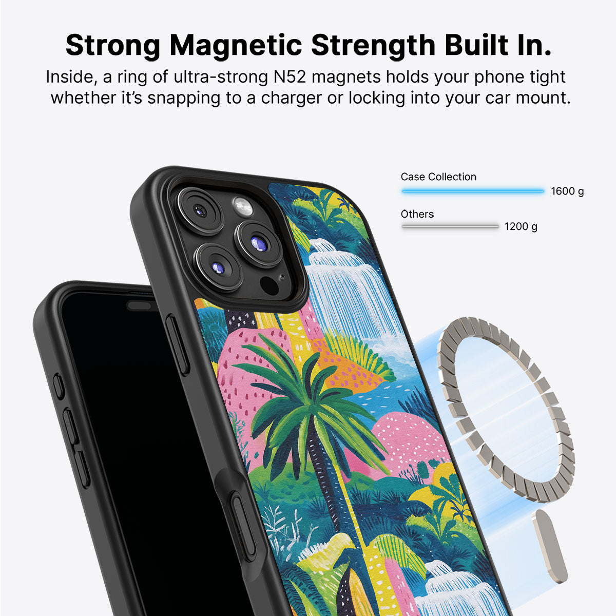 iPhone 16 Pro MagSafe case – Lively Amazon design