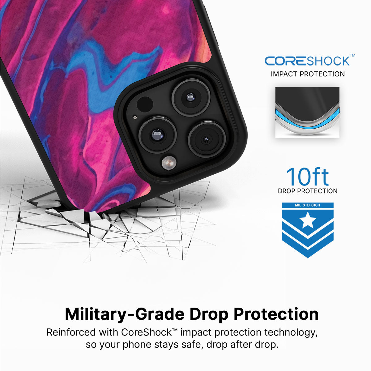 Luminous Lava - iPhone 16 Pro Case, #case type_core (magsafe), #case type_core (non magsafe)