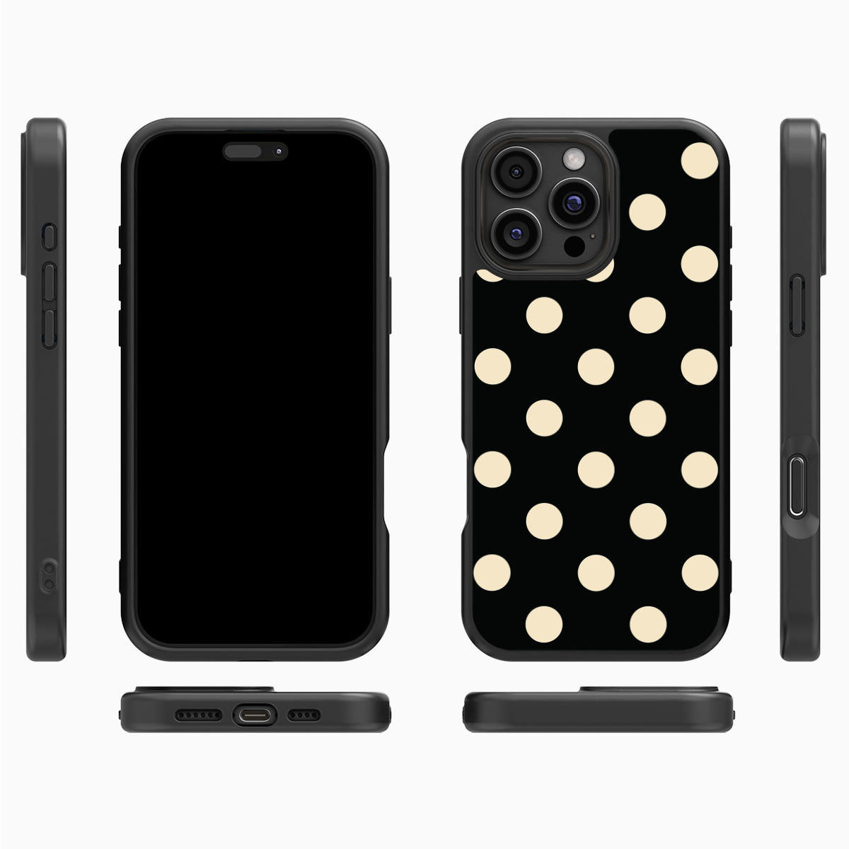 Noir Cream - iPhone 16 Pro Case #case type_core (magsafe), #case type_core (non magsafe)