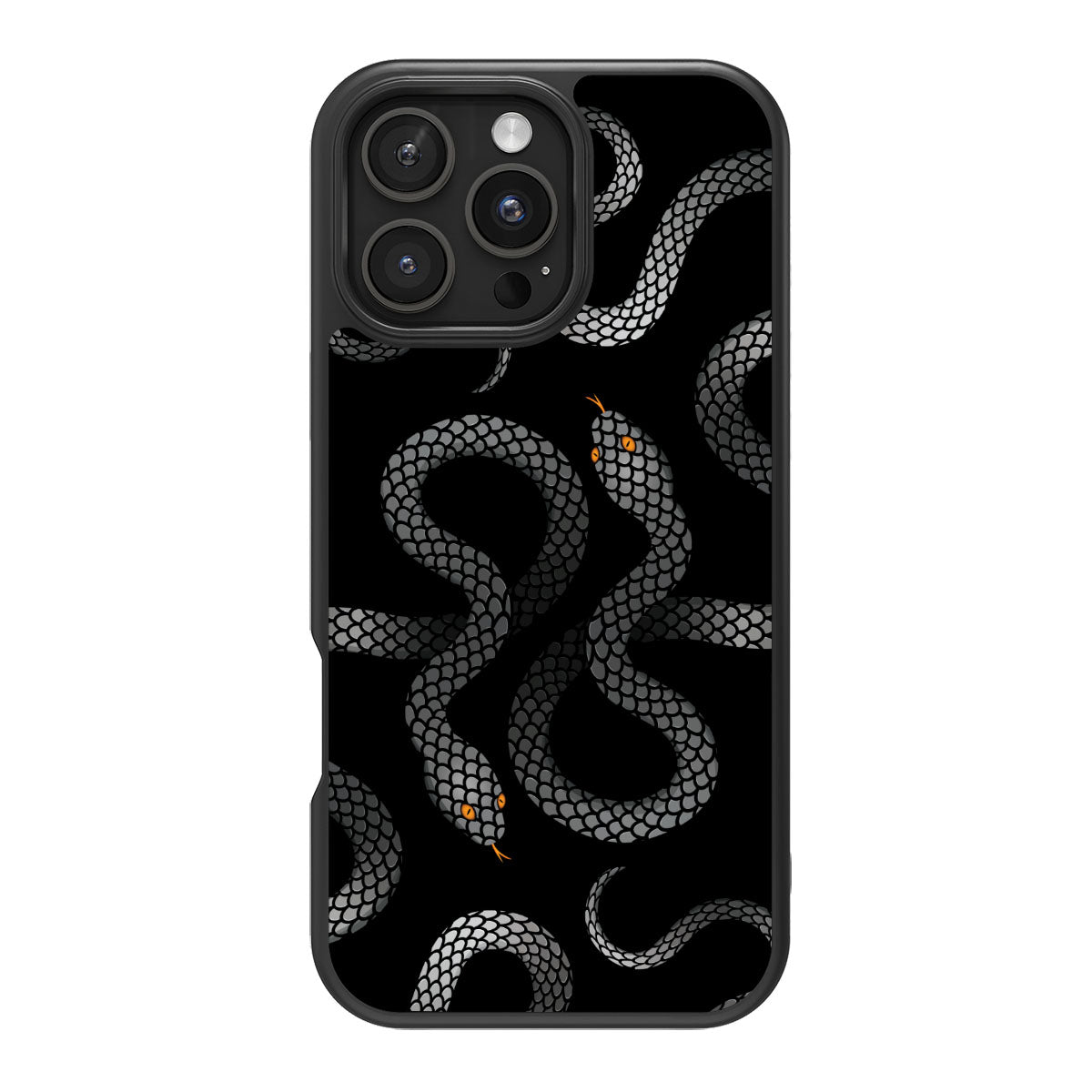 Noir Serpent - iPhone 16 Pro Case #case type_core (magsafe), #case type_core (non magsafe)