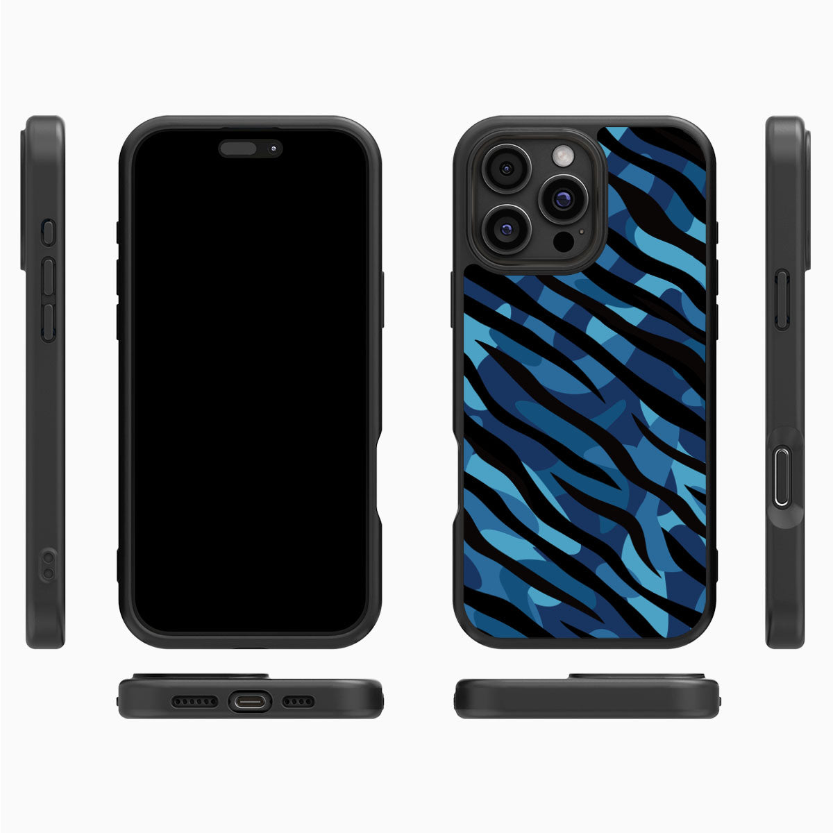Ocean Camo - iPhone 16 Pro Case, #case type_core (magsafe), #case type_core (non magsafe)