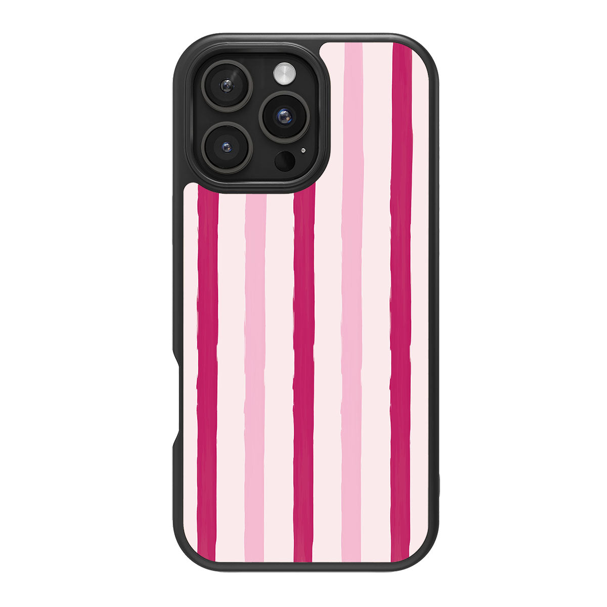 Pink Watercolor Stripes - iPhone 16 Pro Case #case type_core (magsafe), #case type_core (non magsafe)