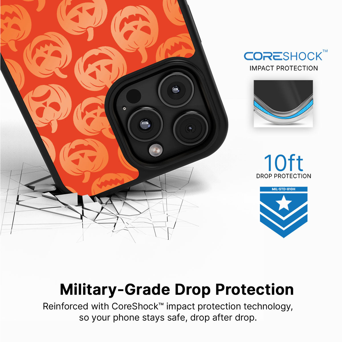 Pumpkin Parade - iPhone 16 Pro Case #case type_core (magsafe), #case type_core (non magsafe)