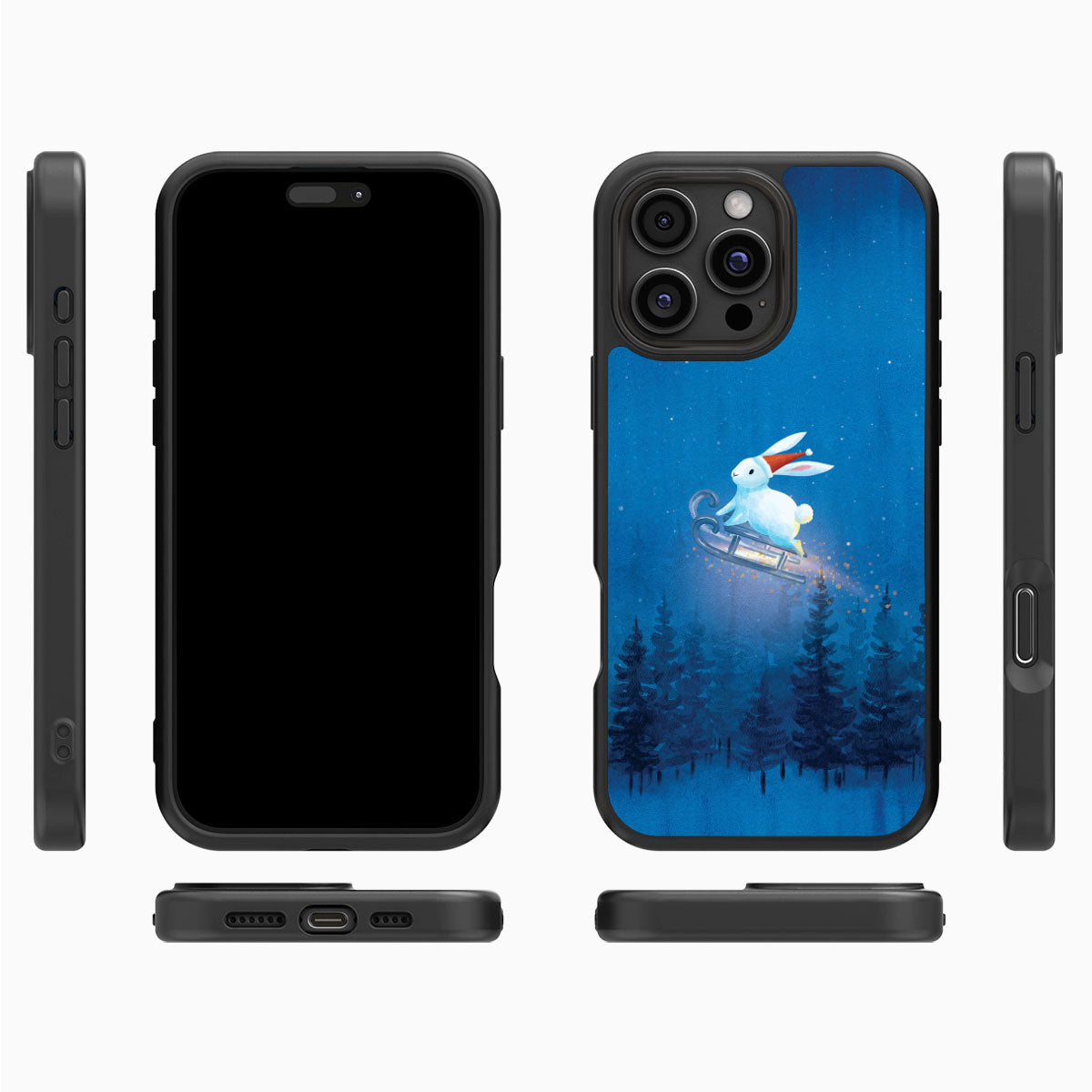 Santa Bunny - iPhone 16 Pro Case #case type_core (magsafe), #case type_core (non magsafe)