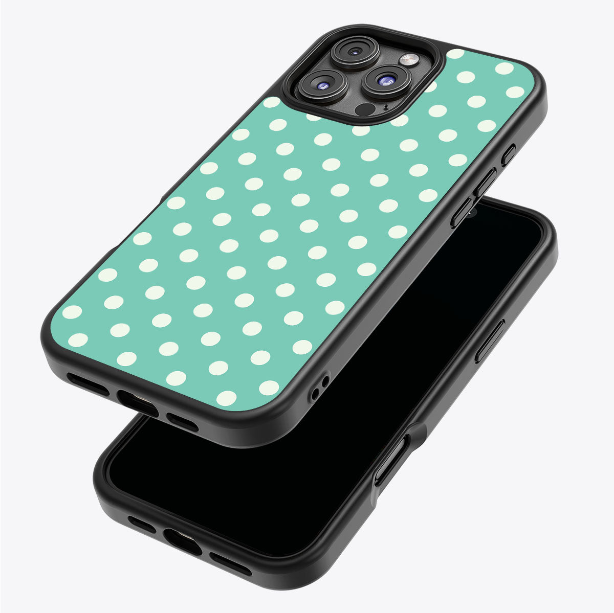 Sea Pearls iPhone 16 Pro case – back and side view