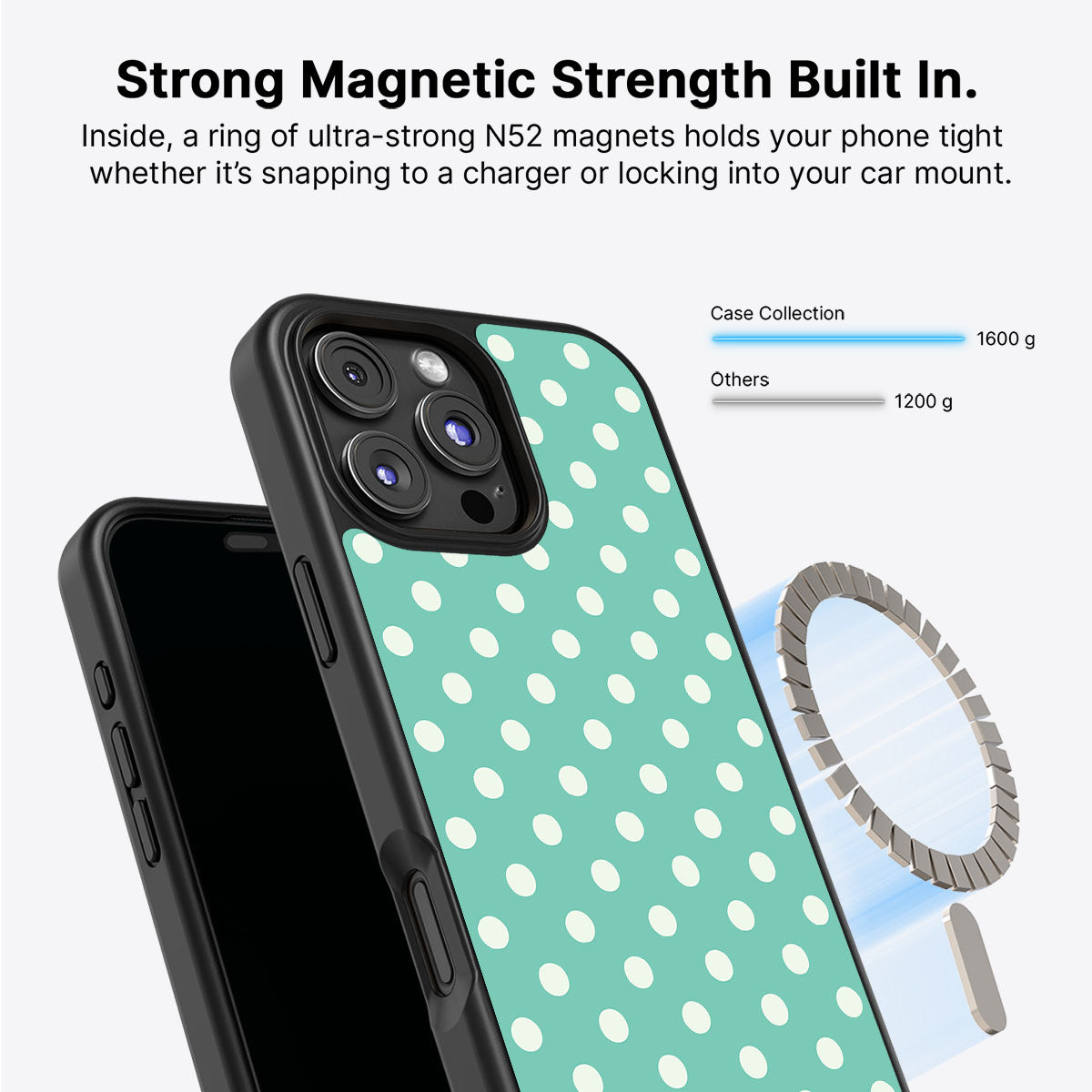 iPhone 16 Pro MagSafe case – Sea Pearls design