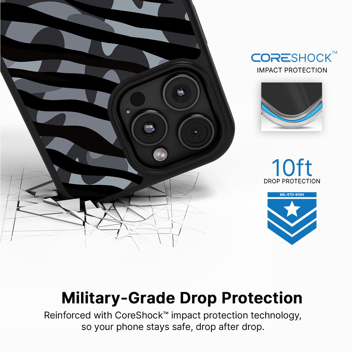 Stealth Camo - iPhone 16 Pro Case, #case type_core (magsafe), #case type_core (non magsafe)