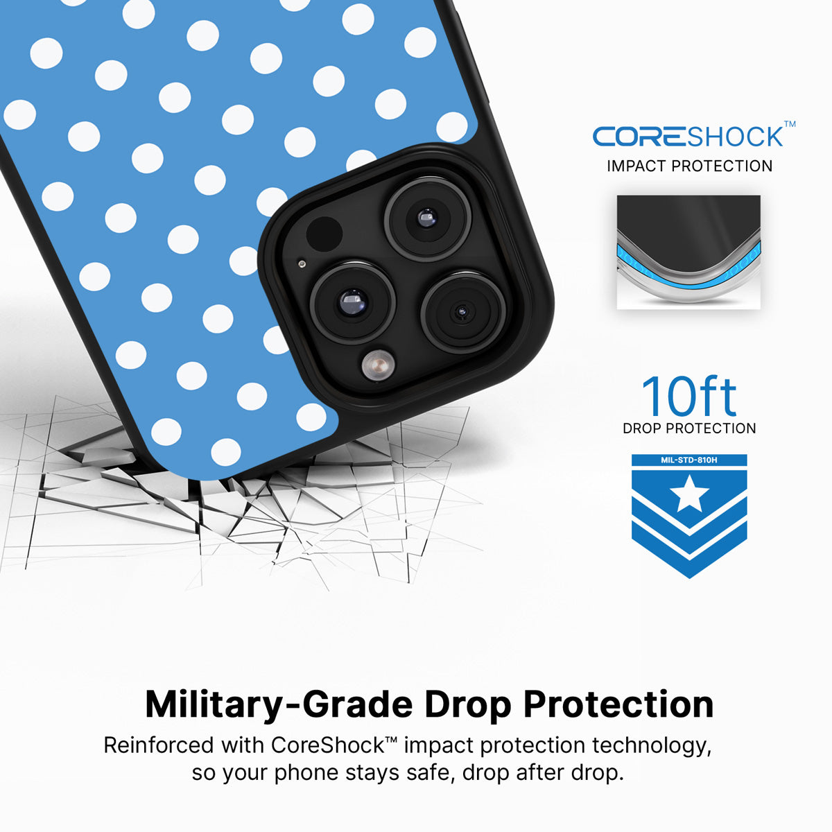 Summer Breeze iPhone 16 Pro case with drop protection