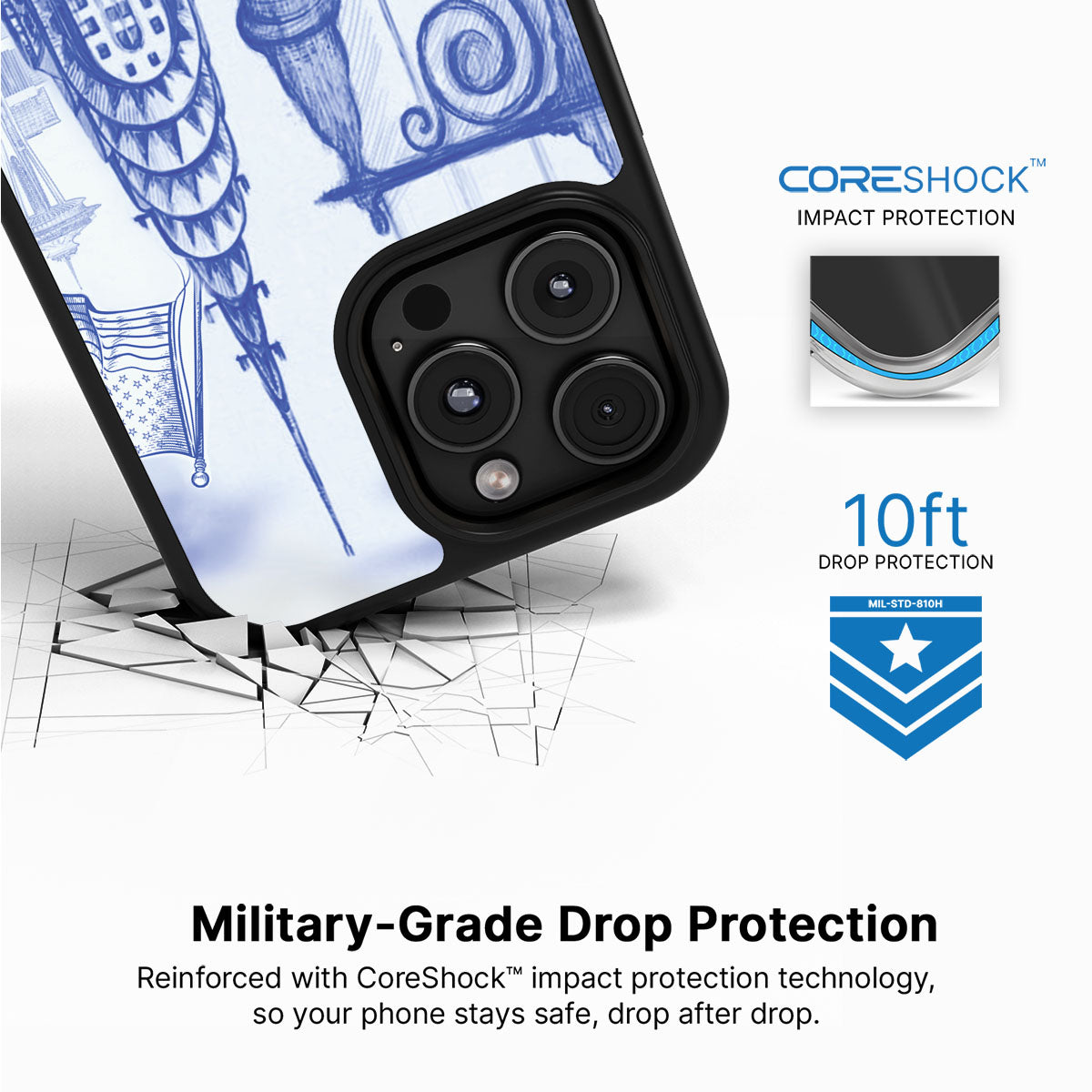 American Dream - iPhone 16 Pro Max Case #case type_core (magsafe), #case type_core (non magsafe)