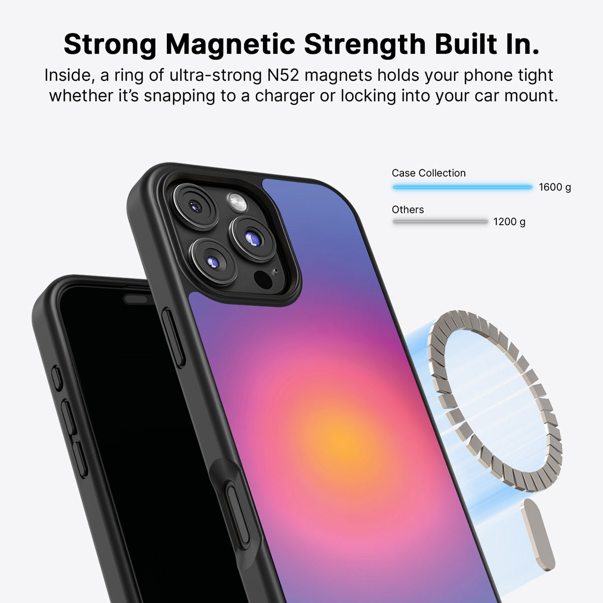 iPhone 16 Pro Max MagSafe case – Aura Glow design