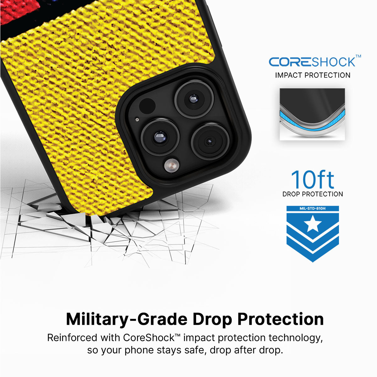 Bauhaus Blocks - iPhone 16 Pro Max Case #case type_core (magsafe), #case type_core (non magsafe)