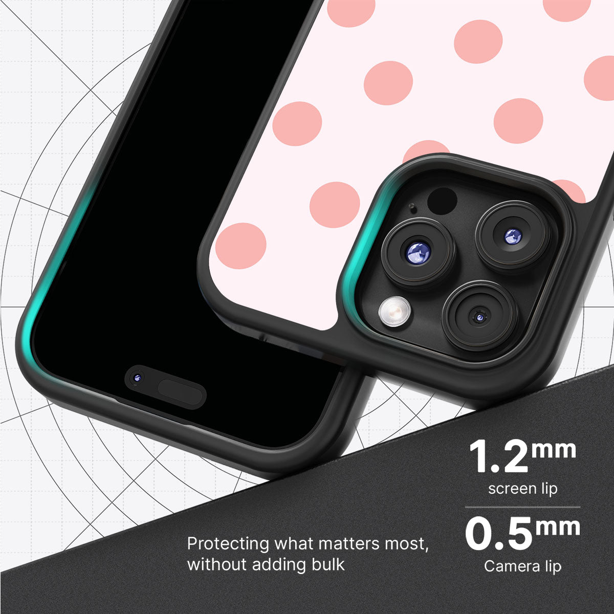 Blush Pearl slim iPhone 16 Pro Max phone case
