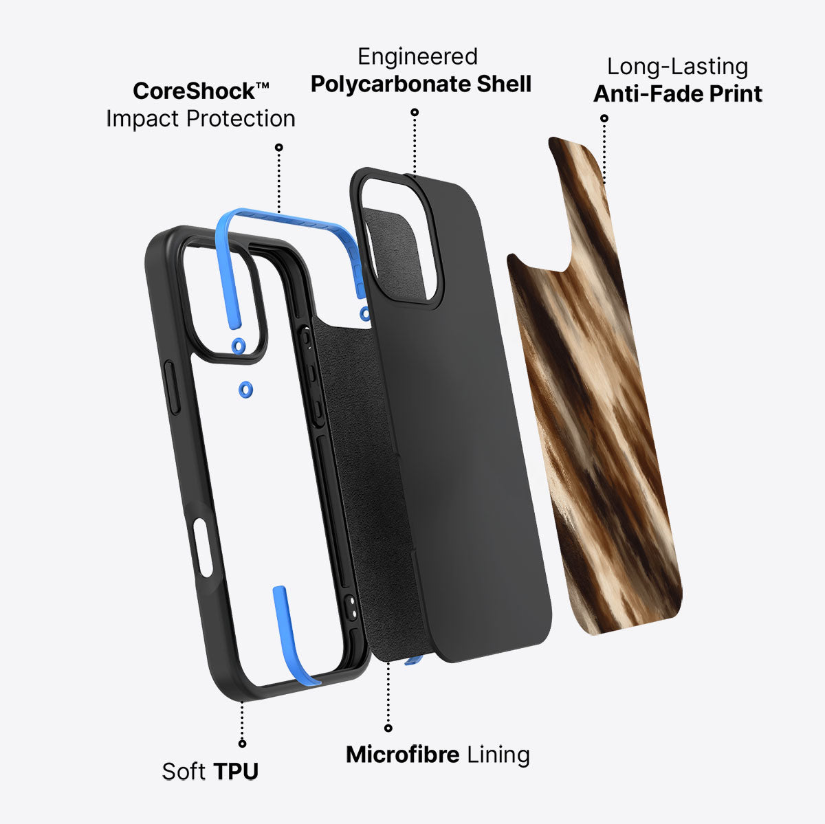 Bronze Terra - iPhone 16 Pro Max Case  #case type_core (non magsafe)