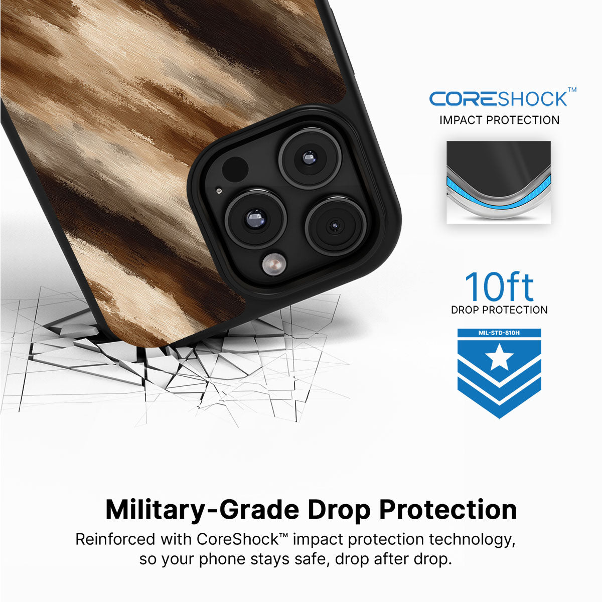 Bronze Terra - iPhone 16 Pro Max Case  #case type_core (magsafe), #case type_core (non magsafe)