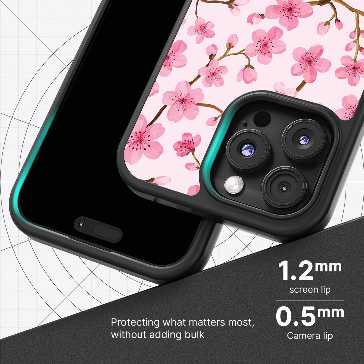 Cherry Blossom - iPhone 16 Pro Max Case #case type_core (magsafe), #case type_core (non magsafe)