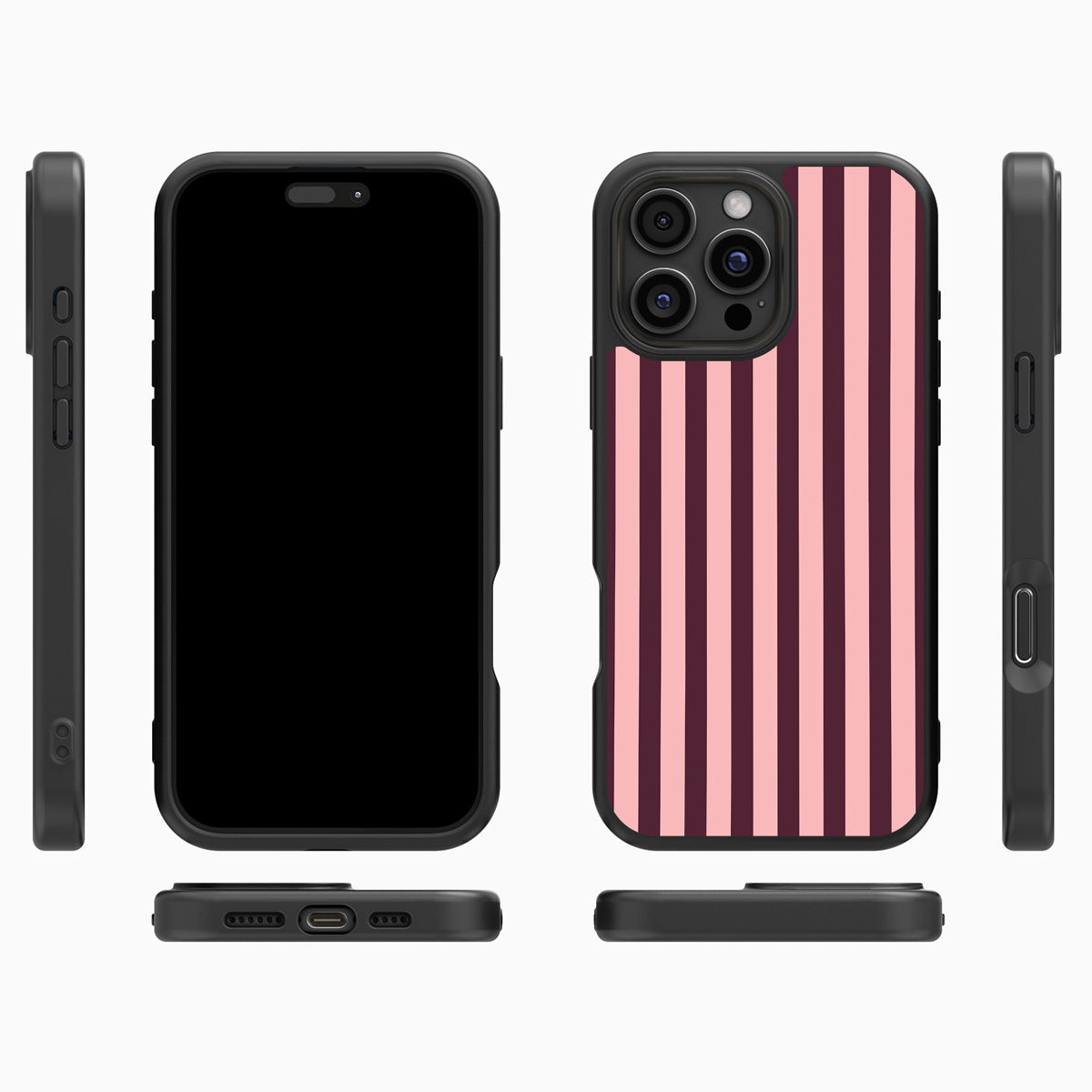 Claret Awning iPhone 16 Pro Max case cover – multi-angle view