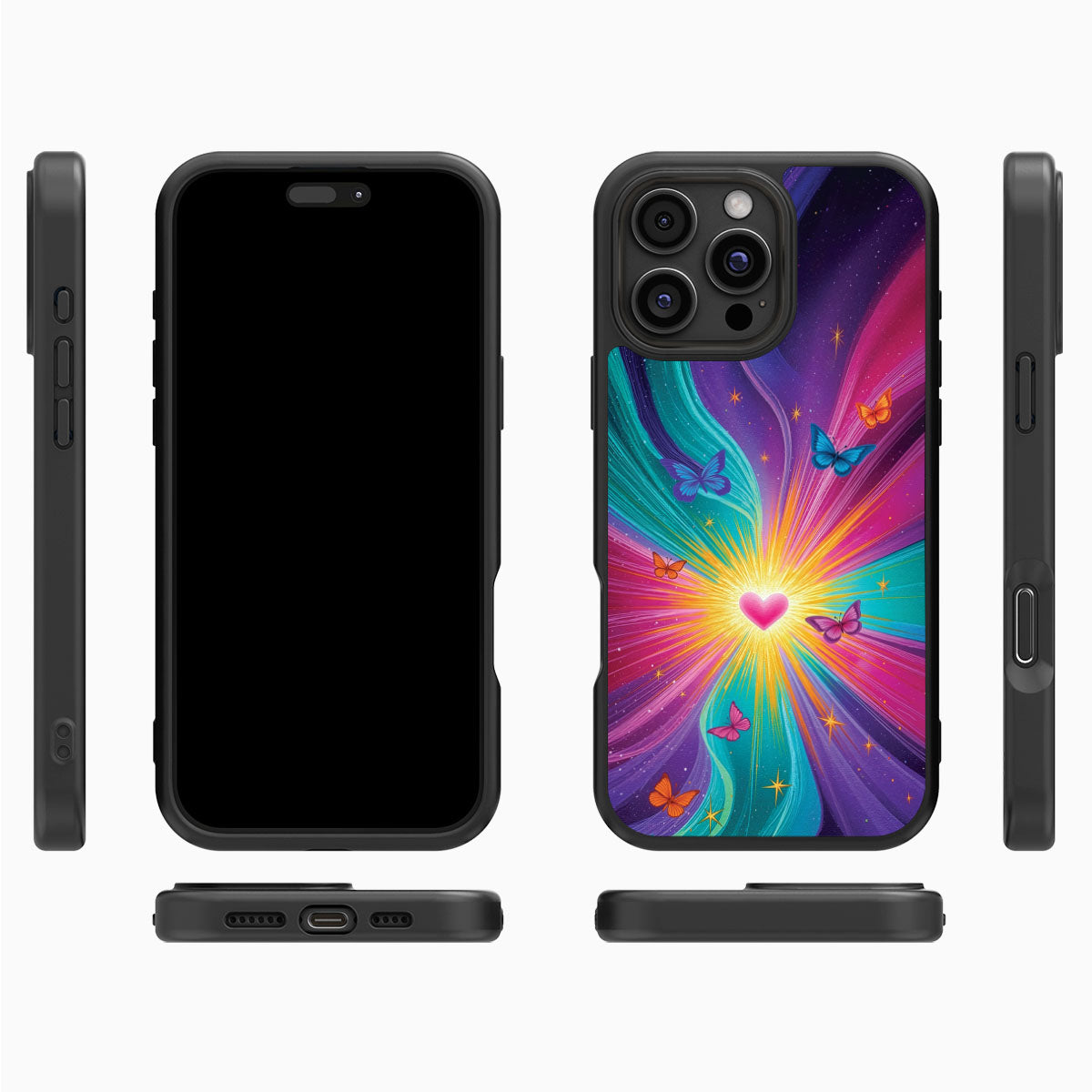 Galaxy Designer iPhone 16 Pro Max Case – Cosmic Aura | MagSafe