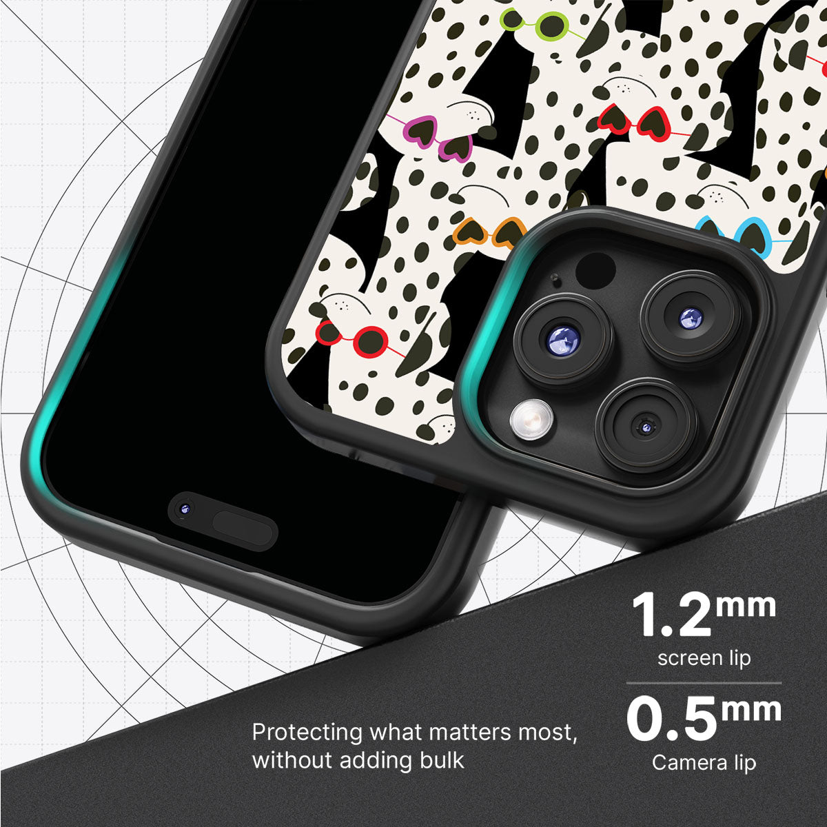 Dalmatian Dog - iPhone 16 Pro Max Case, #case type_core (magsafe), #case type_core (non magsafe)