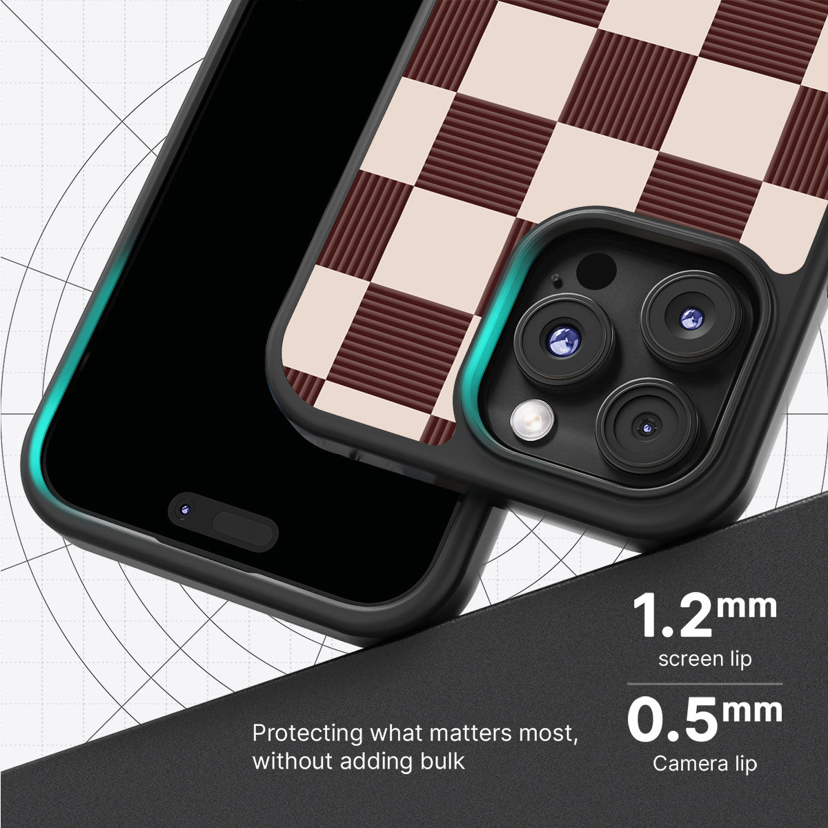 Elegance Espresso - iPhone 16 Pro Max Case #case type_core (magsafe), #case type_core (non magsafe)